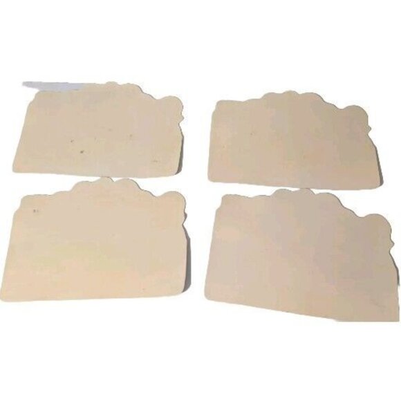 Vtg. Set of 8  B & C Vinyl Placemats Christmas Themed Bears - Picture 11 of 16